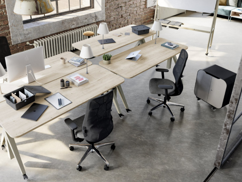 Arbeit 4.0 mit Desk Sharing - Agile Möbel - Effizient und flexibel arbeiten mit Desk Sharing