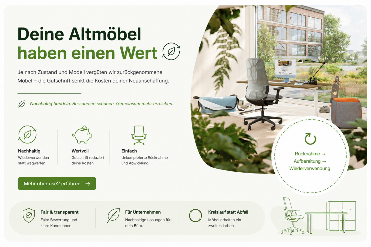 Deine Altmöbel haben einen Wert - Kauf von gebrauchten Büromöbeln