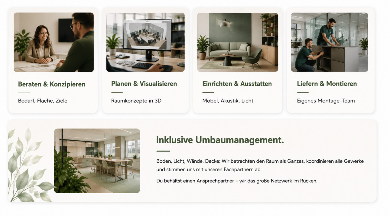 Alles aus einer Hand – von der ersten Idee bis zum letzten Handgriff