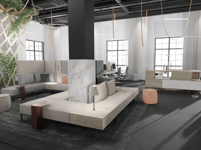 NEW Work Lounge - Sitzbank im Scandinavian Design