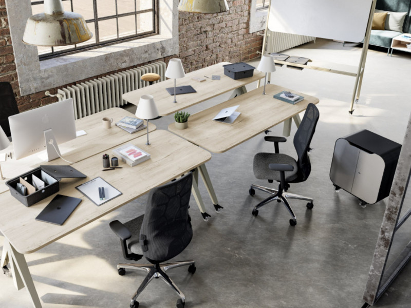 PAPE UND ROHDE Büroeinrichtungen - Hybrides arbeiten in Hybrid Workspaces - Hybrid Workspace